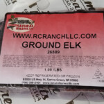 Ground Elk Meat